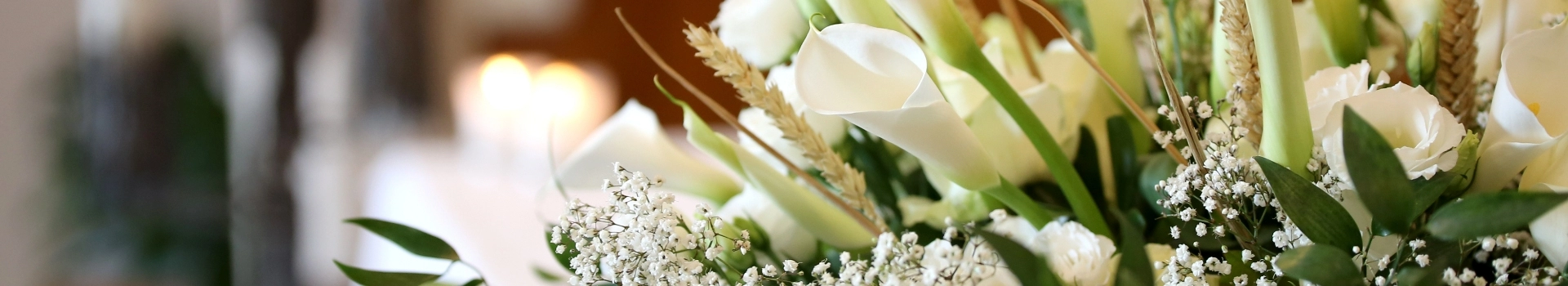 biało zielony bukiet kwiatów